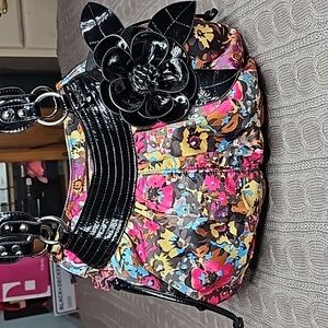 Vintage Call It Spring Floral Shoulder Bag